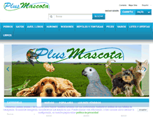 Tablet Screenshot of plusmascota.com